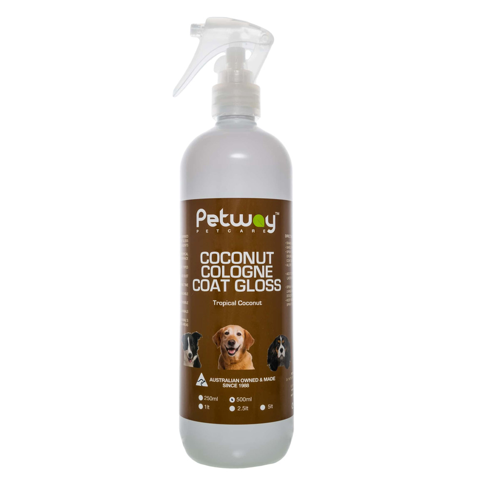 Petway Petcare Coconut Cologne Coat Gloss For Dogs for Dog Supplies