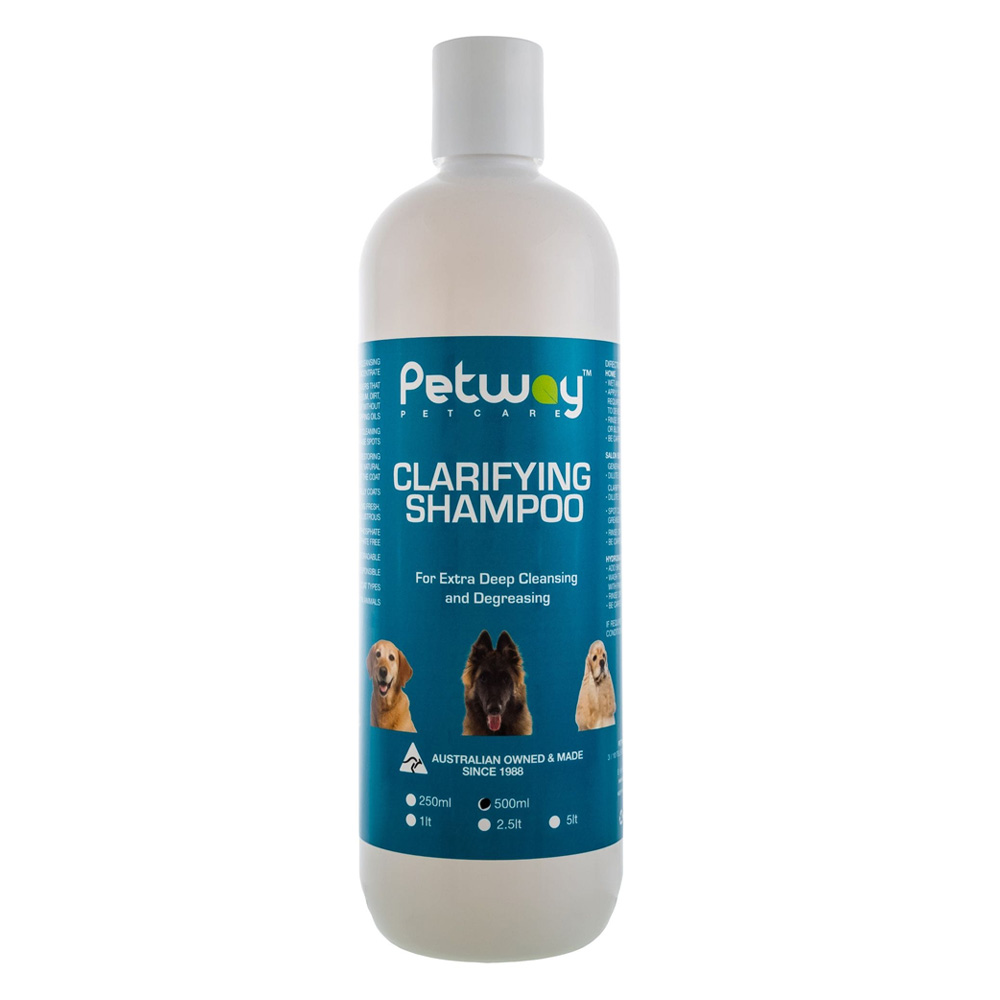 Petway Petcare Clarifying Shampoo For Extra Deep Cleansing And Degreasing For Dogs for Dog Supplies