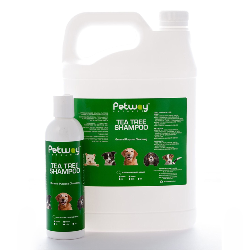 Petway Petcare Tea Tree Shampoo General Purpose Cleansing For Dogs