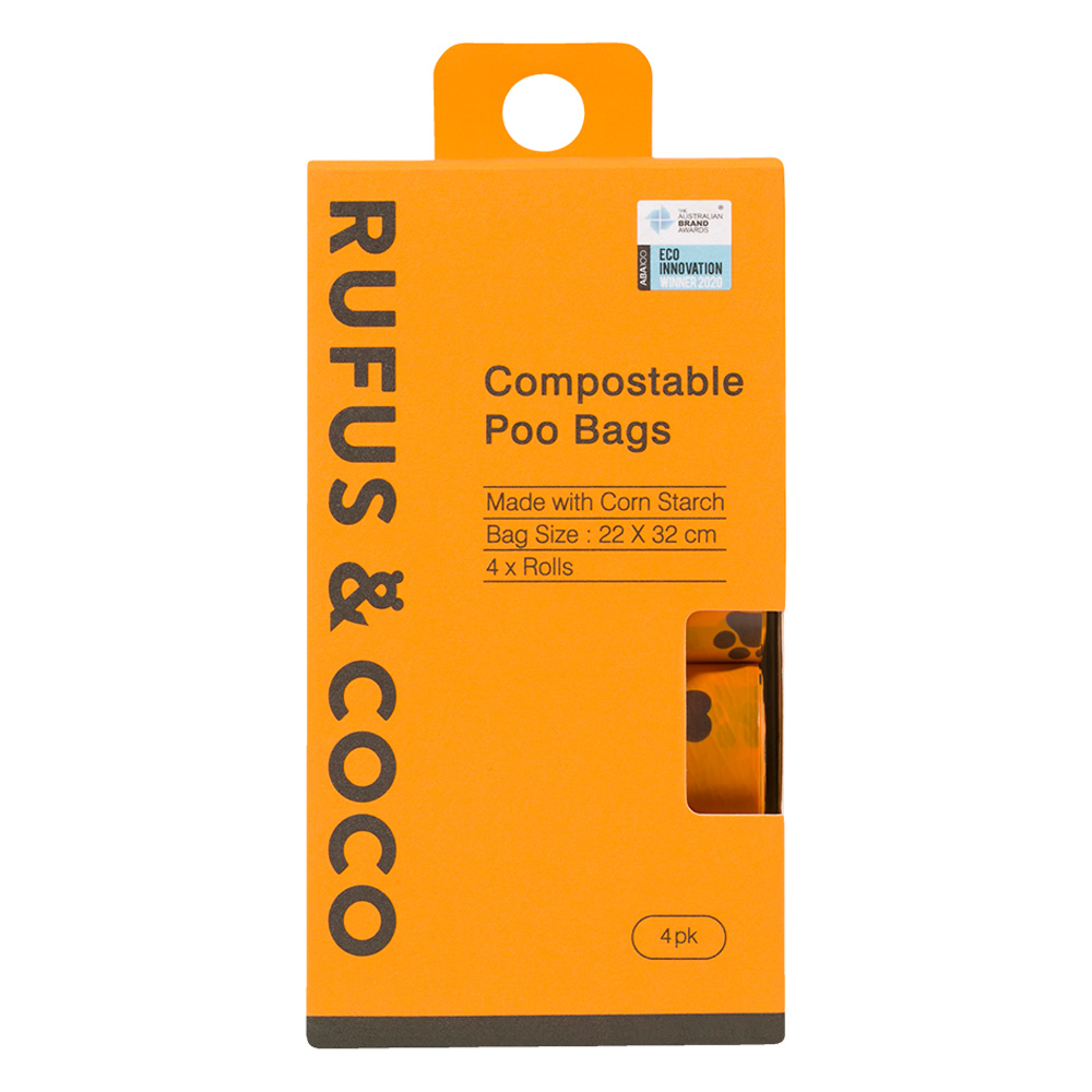 Rufus & Coco Compostable Poo Bags for Dogs