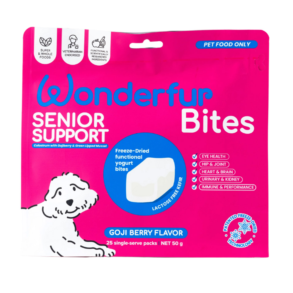 Wonderfur Bites Senior Support Chews for Dogs