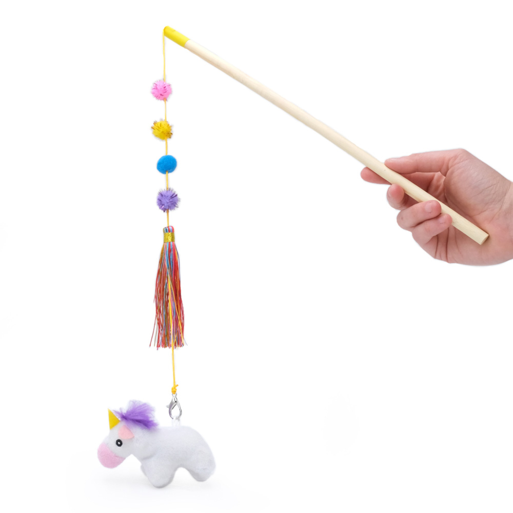 Zippy Claws Zippystick Toys For Cats - Unicorn 1 Pack