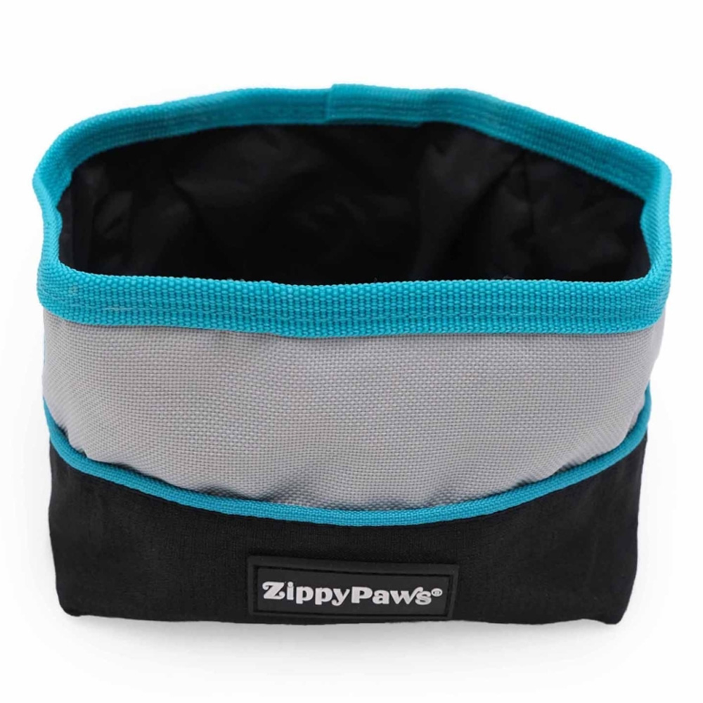 Zippy Paws Adventure Bowl For Dogs - Teal 1 Pack