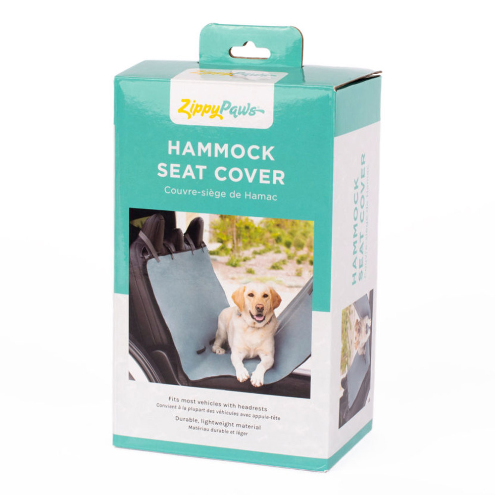 Zippy Paws Adventure Car Hammock Seat Cover for Dogs for Dog Supplies