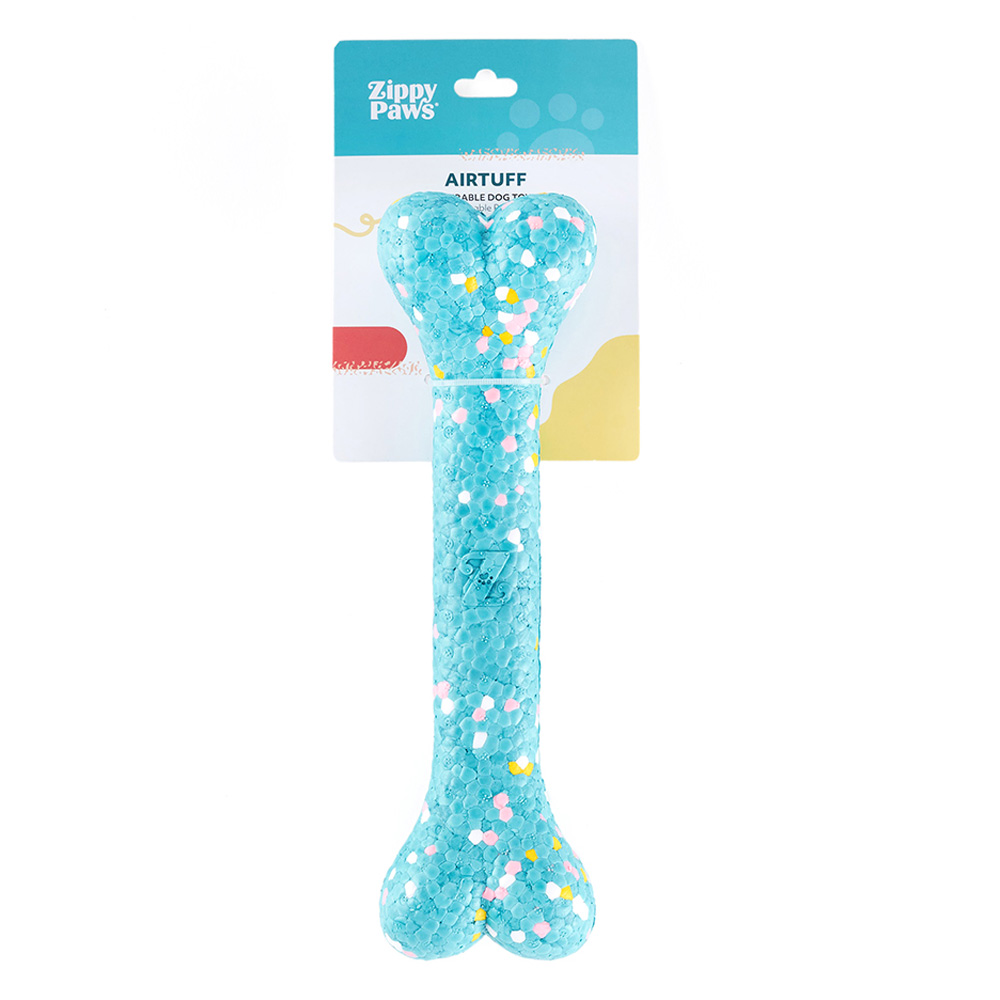 Zippy Paws Airtuff Toys For Dogs - Bone 1 Pack