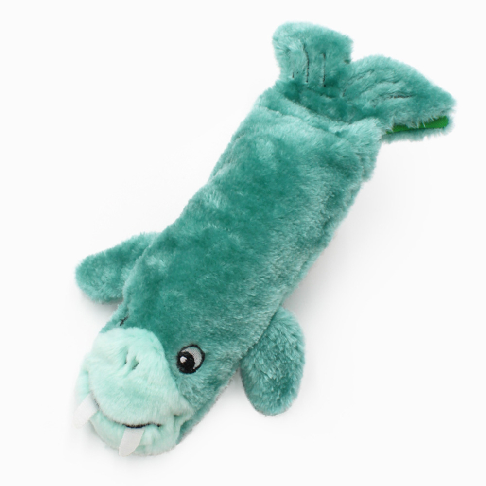 Zippy Paws Bottle Crusherz Toys For Dogs - Walrus 1 Pack