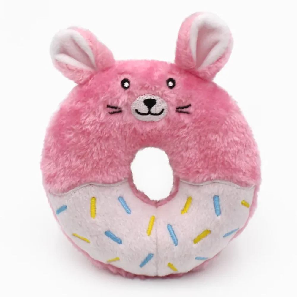Zippy Paws Donutz Buddies Toys For Dogs - Bunny 1 Pack