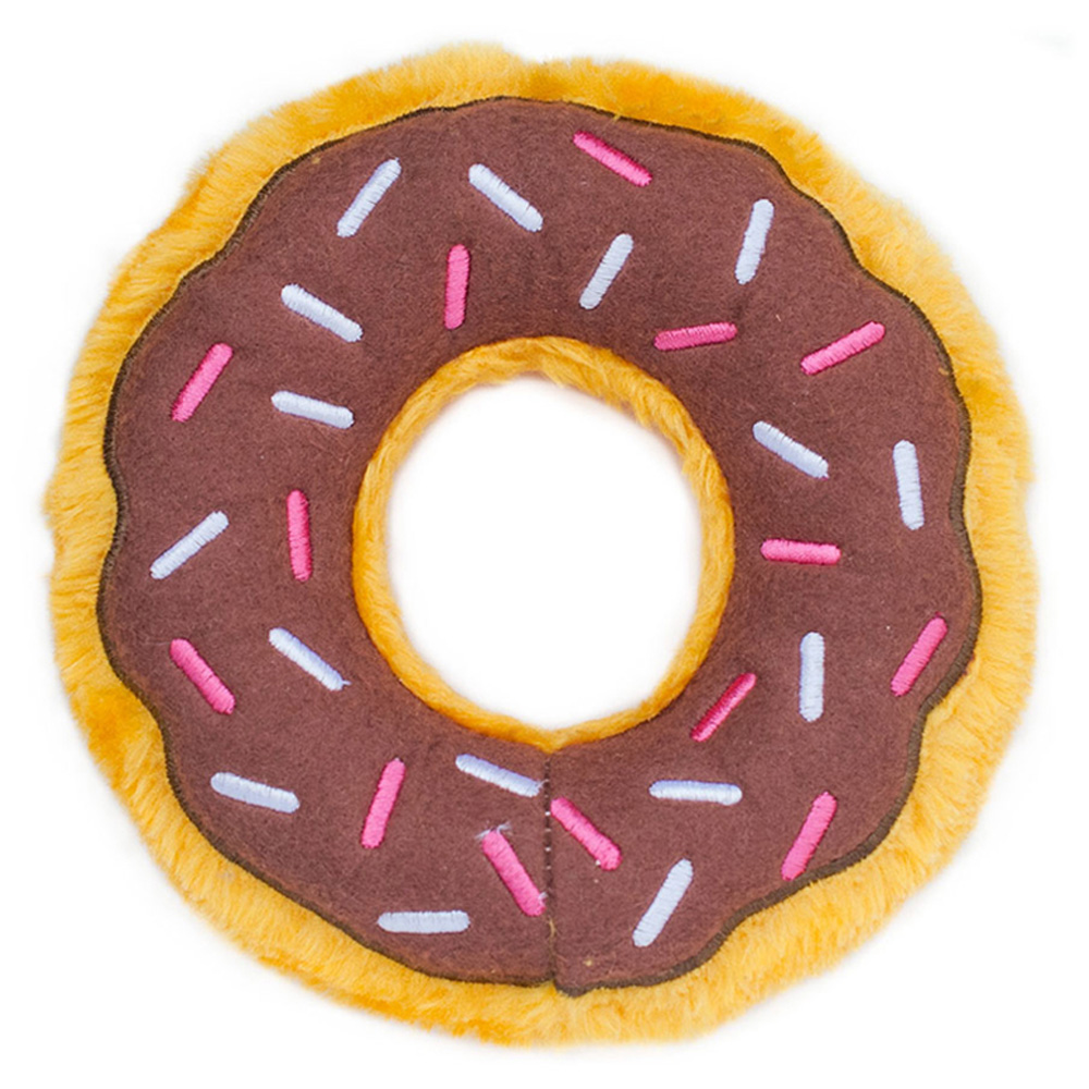 Zippy Paws Donutz Toys For Dogs - Chocolate 1 Pack
