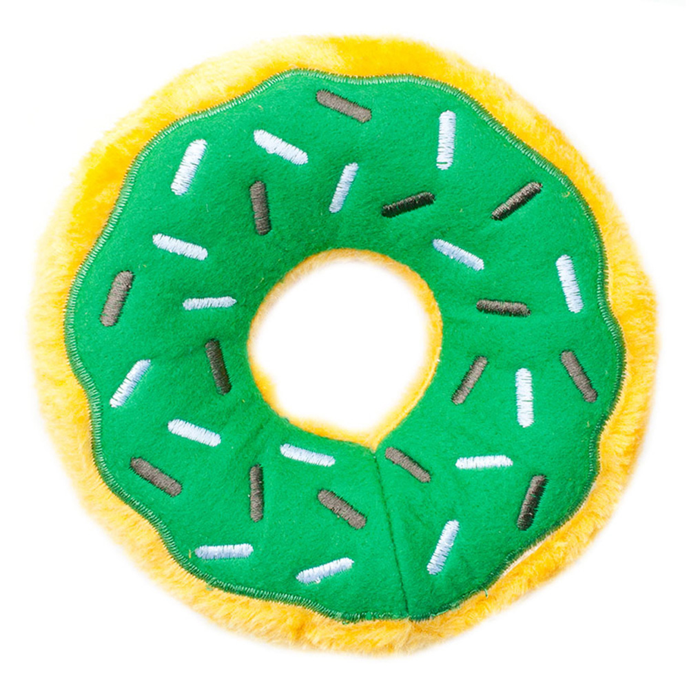 Zippy Paws Donutz Toys For Dogs - Mint Chip 1 Pack