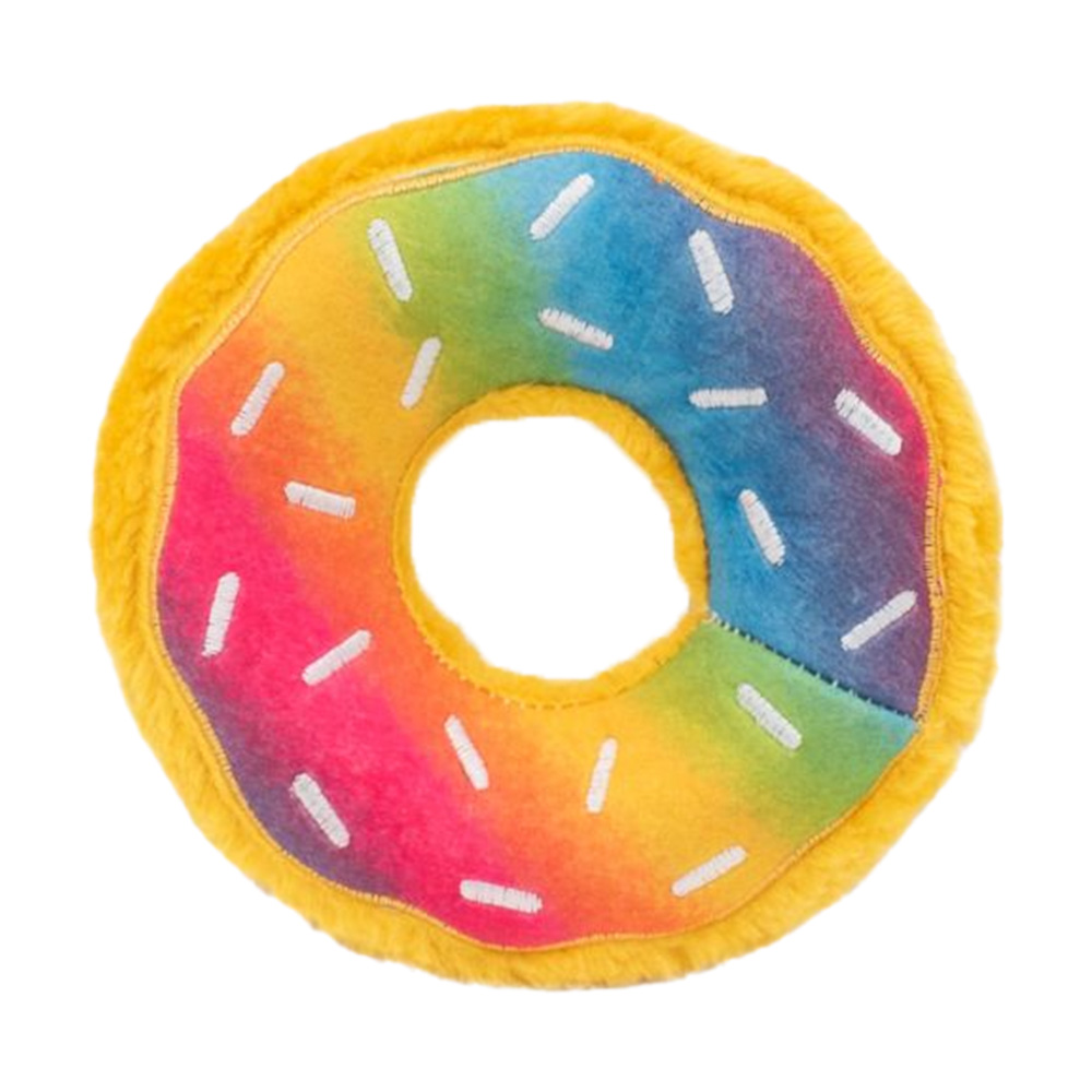 Zippy Paws Donutz Toys For Dogs - Rainbow 1 Pack