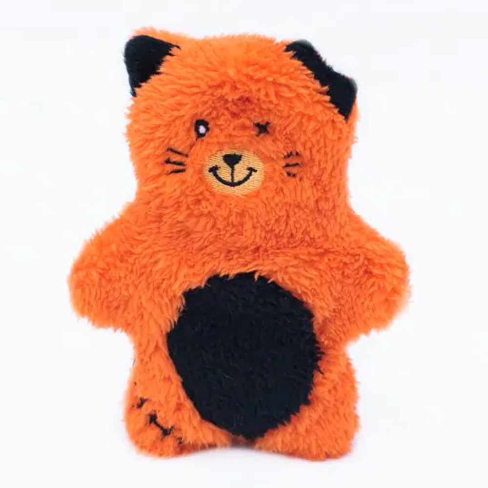 Zippy Paws Halloween Bonez Toys For Dogs - Zombie Cat 1 Pack