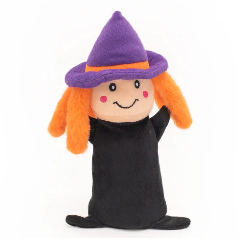 Zippy Paws Halloween Colossal Buddie Toys For Dogs - Witch 1 Pack
