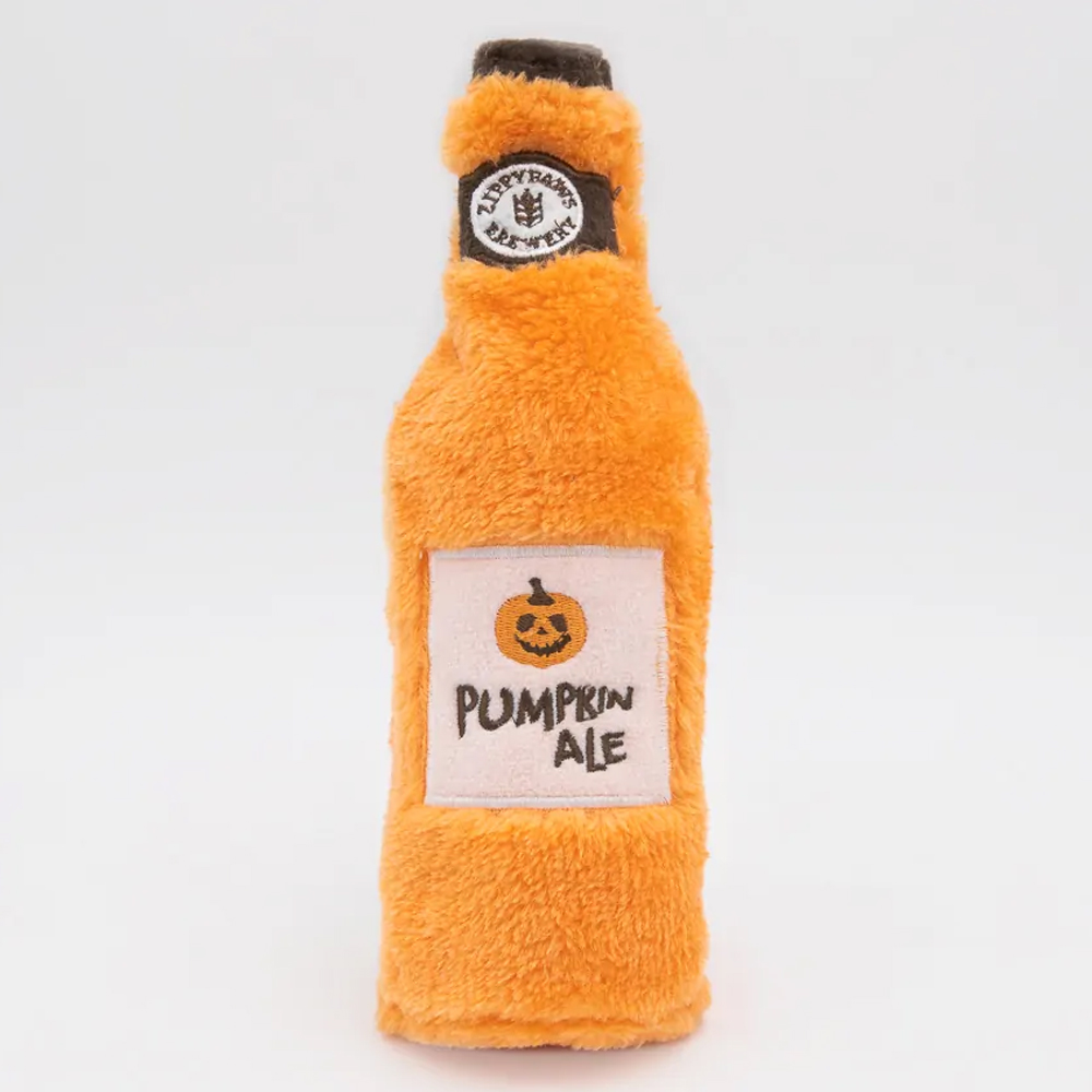 Zippy Paws Halloween Happy Hour Crusherz Toys For Dogs - Pumpkin Ale 1 Pack