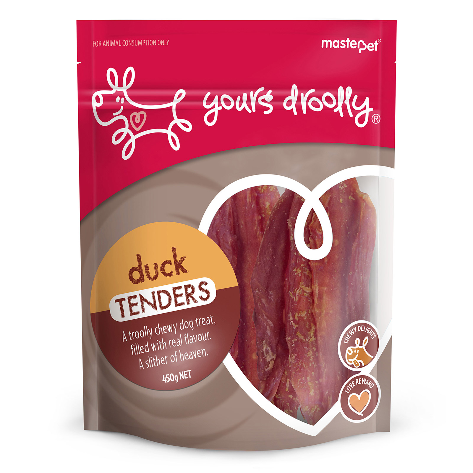 Yours Droolly Duck Tenders Dog Treats