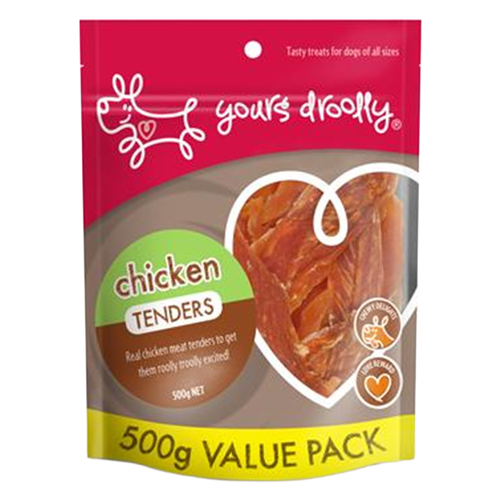 Yours Droolly Chicken Tenders Dog Treats 500 Gm