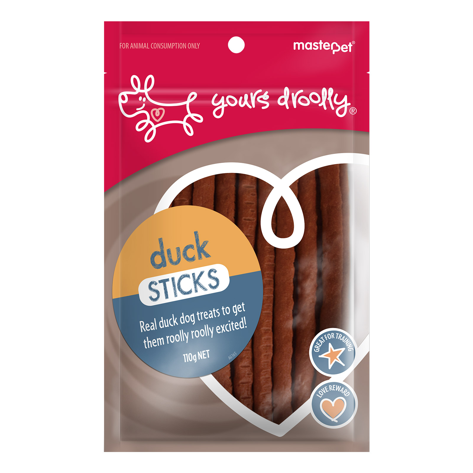 Yours Droolly Duck Sticks Dog Treats