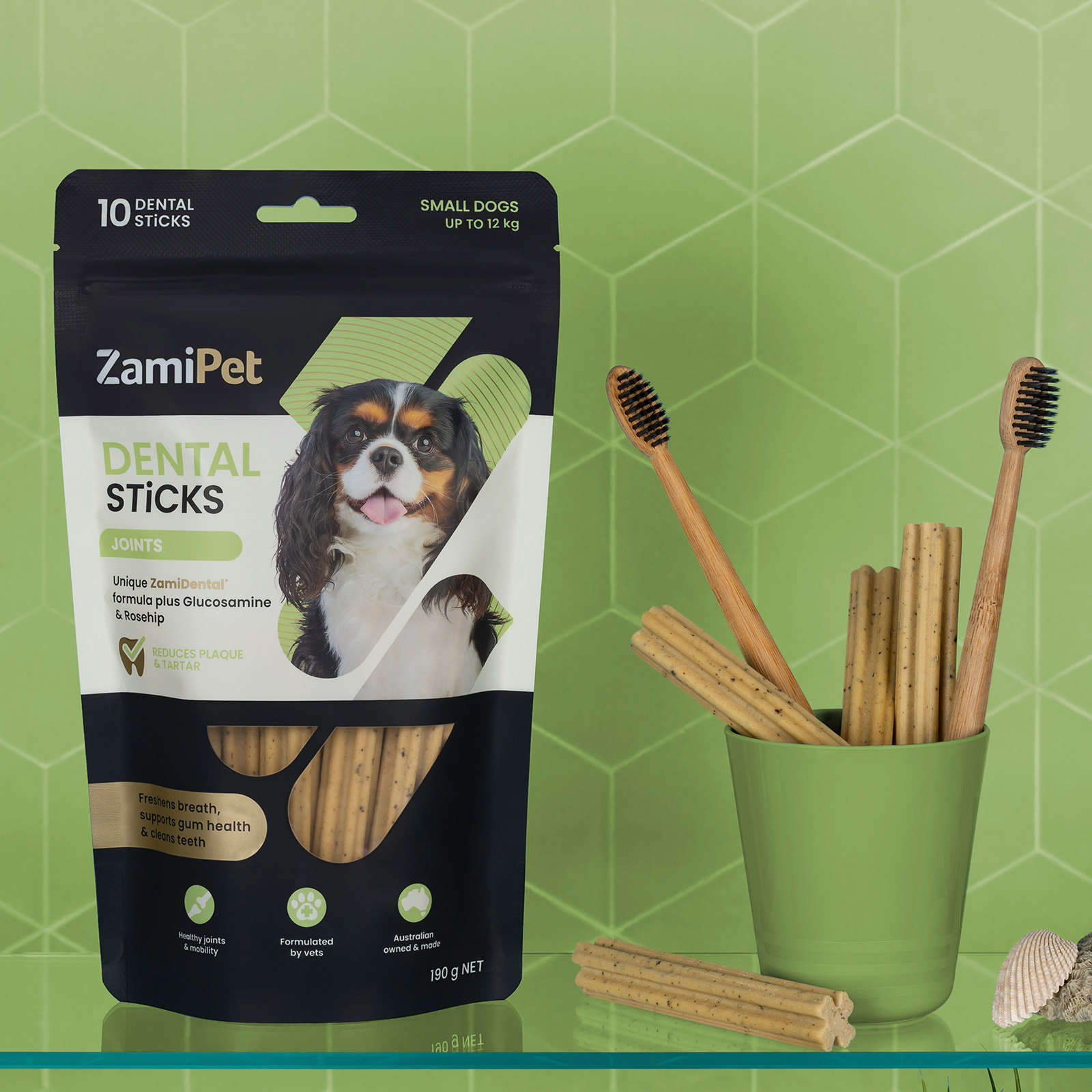 ZamiPet Dental Sticks Joint Dog Treats (Small Dogs Up to 12kg)