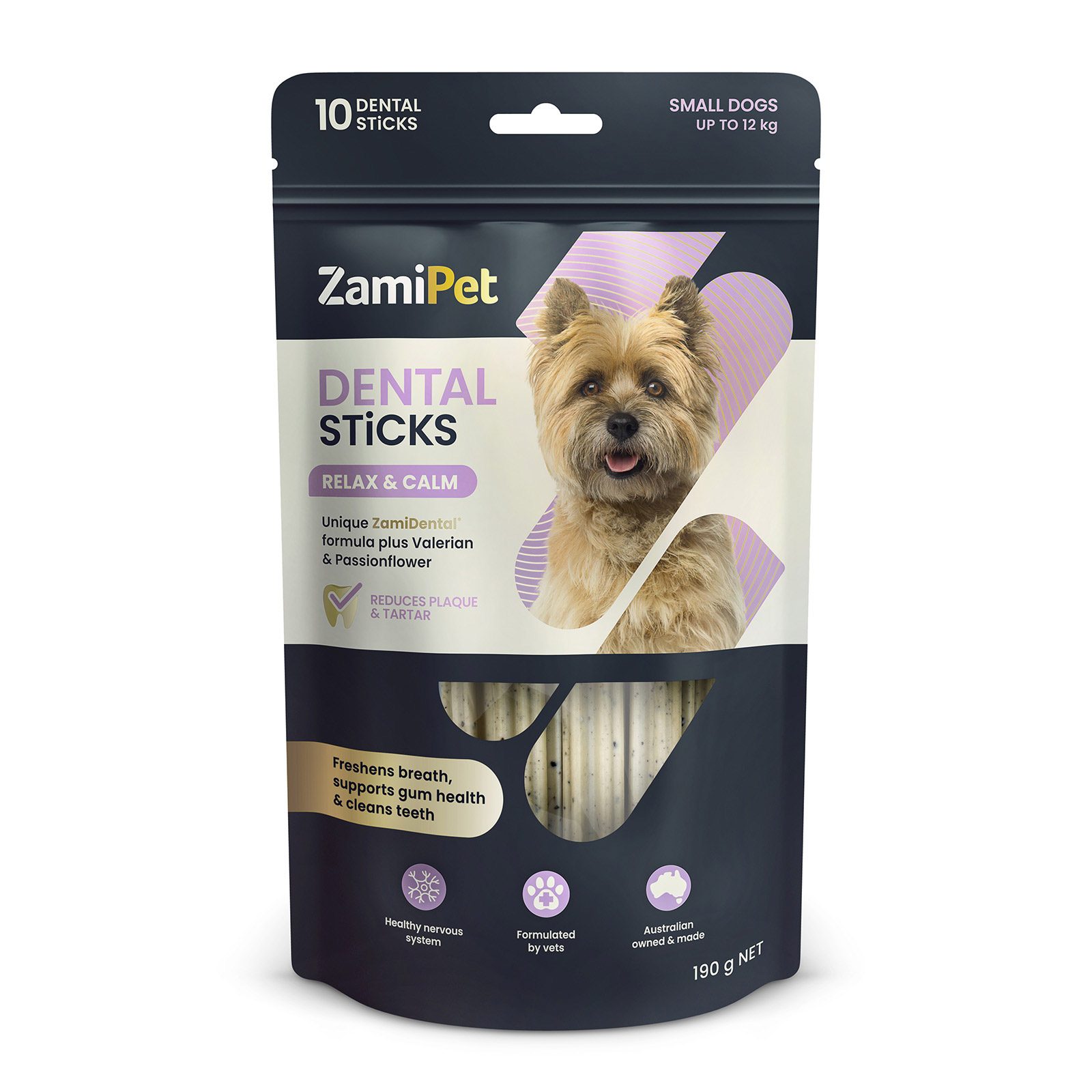 ZamiPet Dental Sticks Relax & Calm Dog Treats