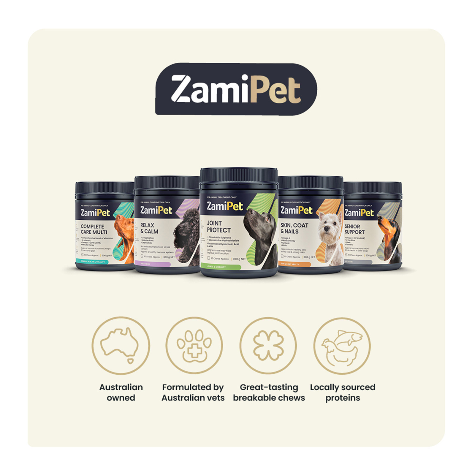 Zamipet Senior Support Dog Supplement