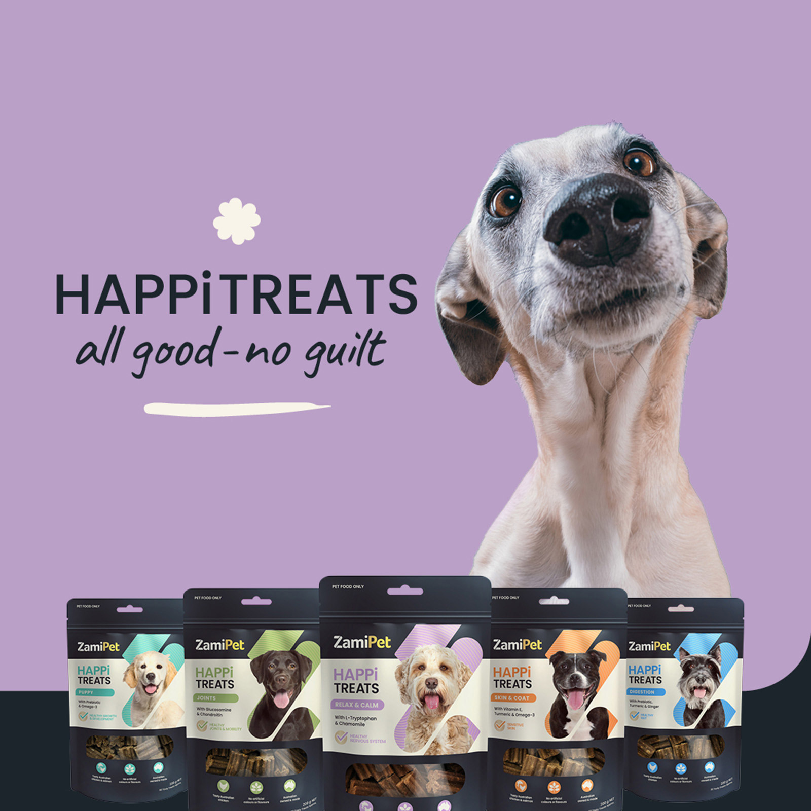 ZamiPet HappiTreats Digestion Dog Chews