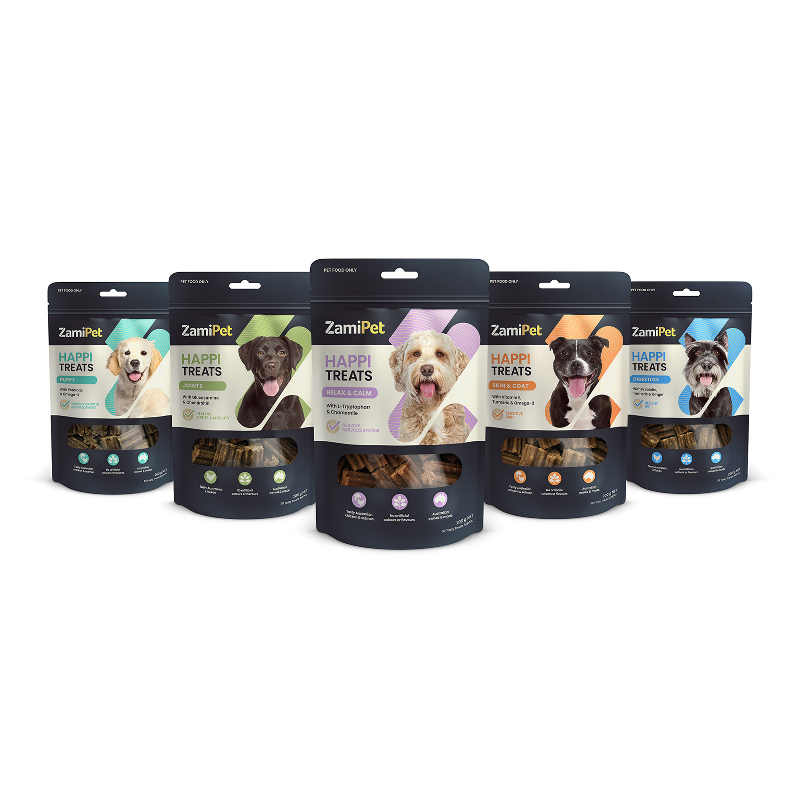 ZamiPet HappiTreats Digestion Dog Chews