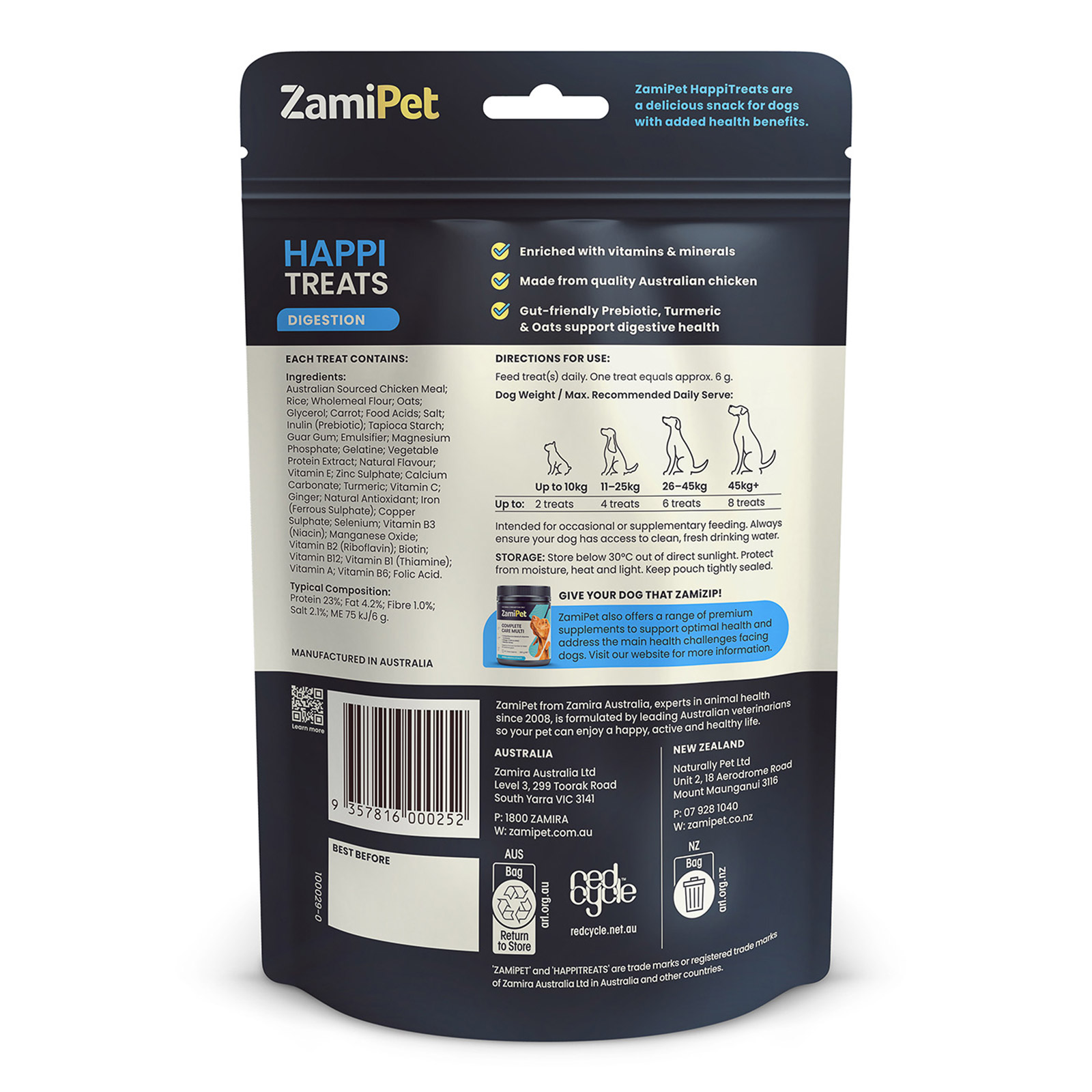 ZamiPet HappiTreats Digestion Dog Chews