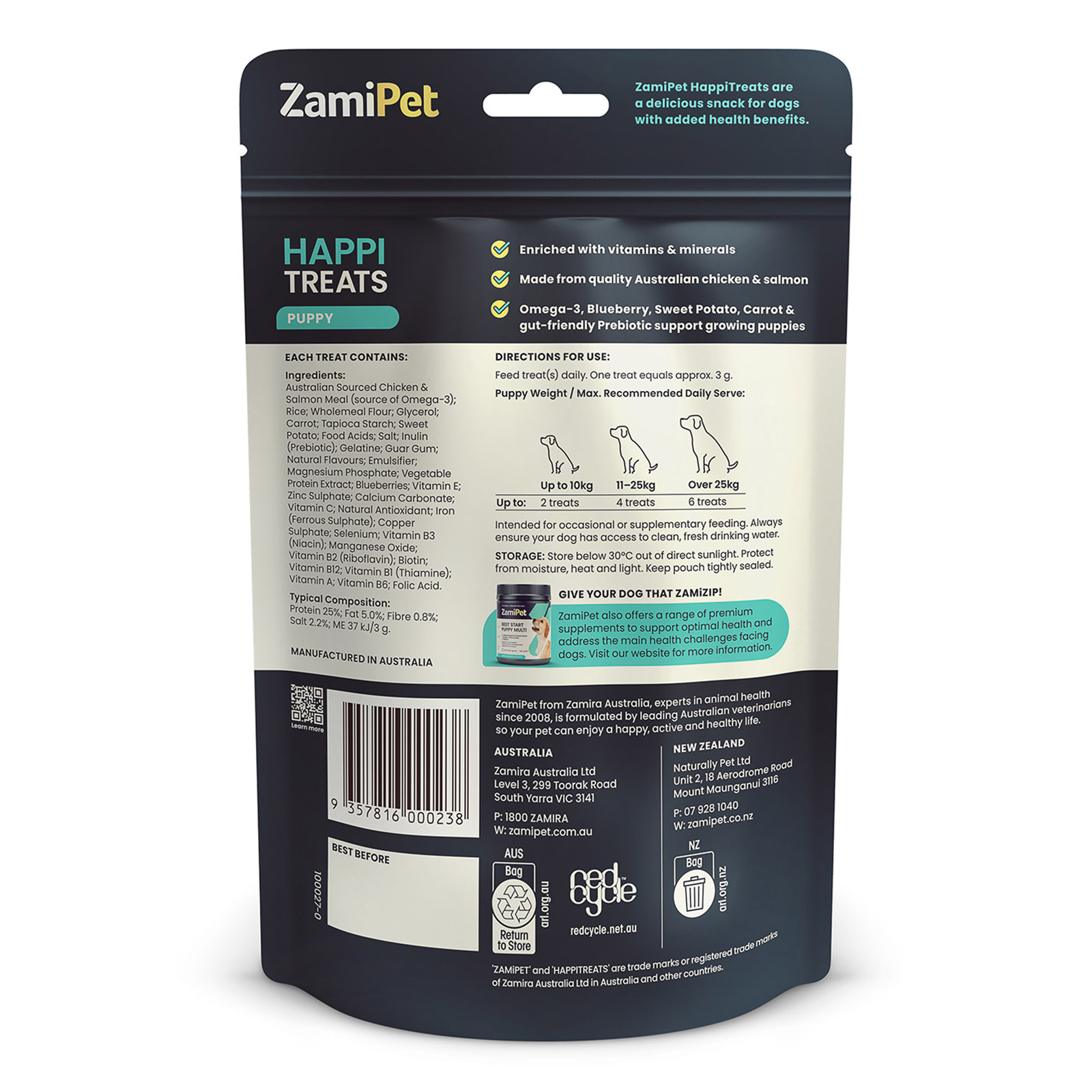 ZamiPet HappiTreats Puppy Dog Chews