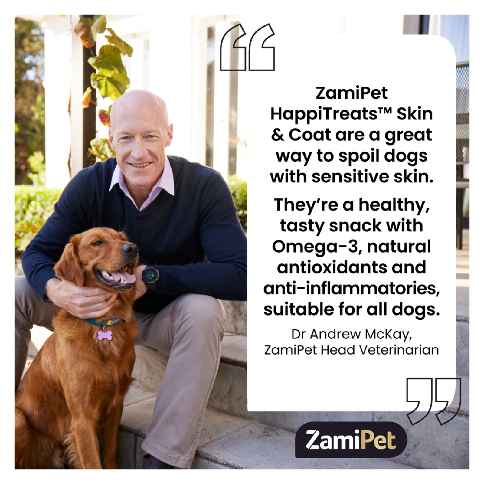 ZamiPet HappiTreats Skin & Coat Dog Chews