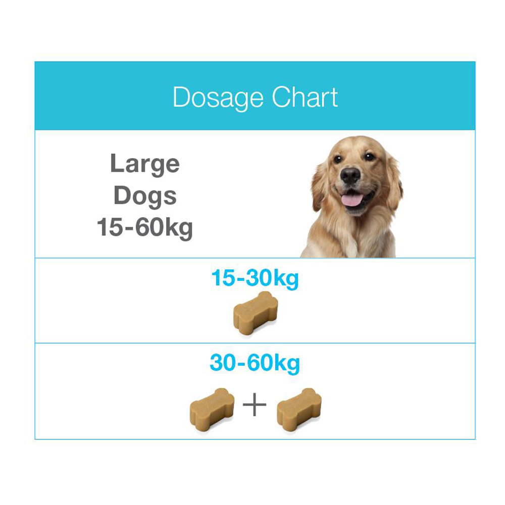 Zylkene Nutritional Supplement Calming Chews for Large Dogs 15-60kg 450mg