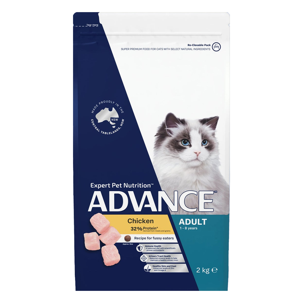 Advance Adult Chicken Recipe for Fussy Eaters Dry Cat Food