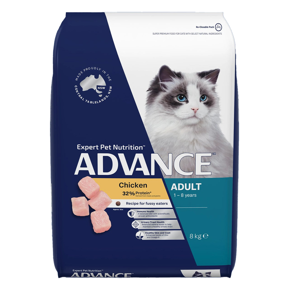 Advance Adult Chicken Recipe for Fussy Eaters Dry Cat Food
