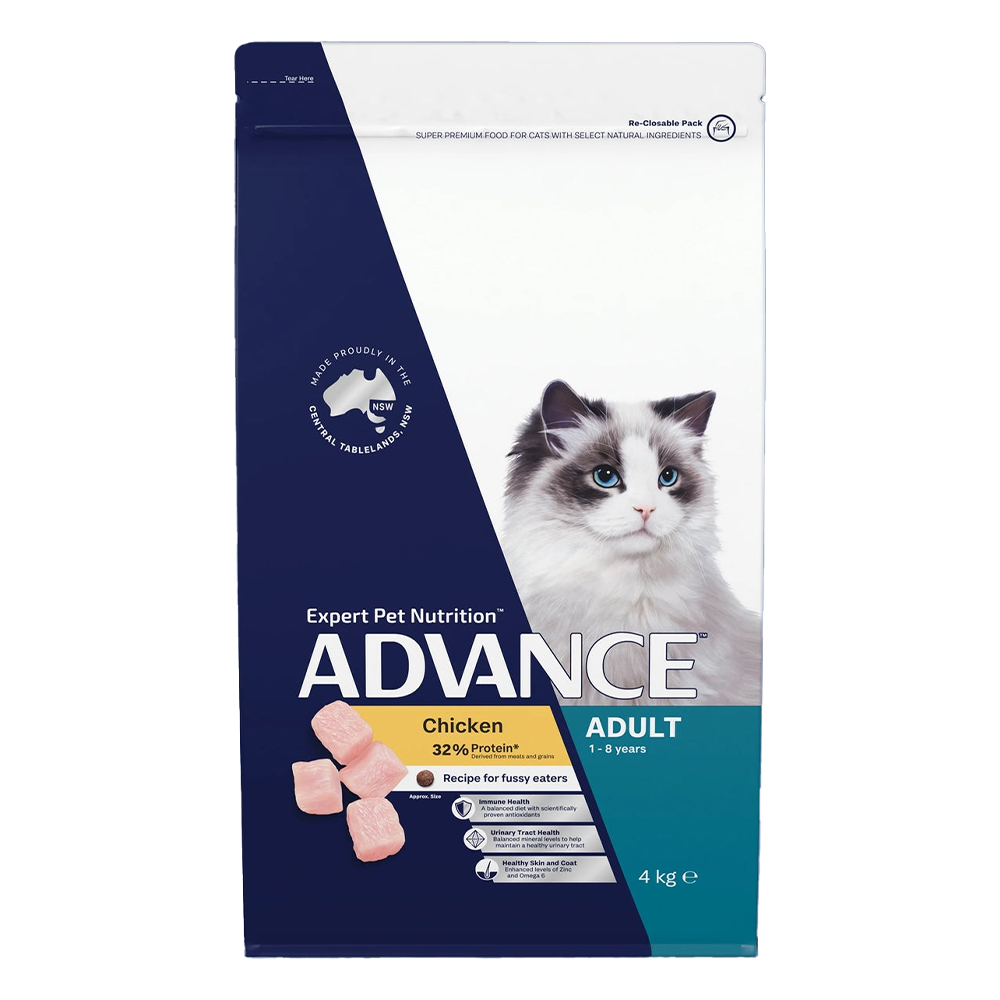Advance Adult Chicken Recipe for Fussy Eaters Dry Cat Food