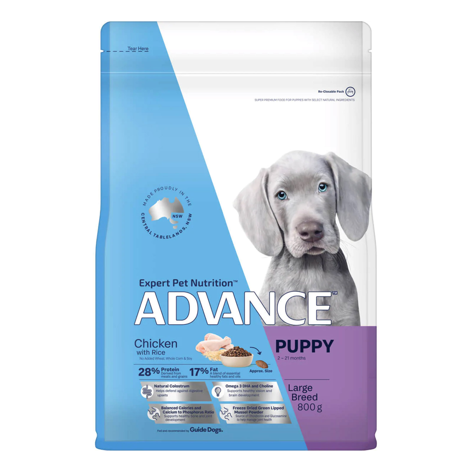 Advance Puppy Large Breed Chicken with Rice Dry Dog Food