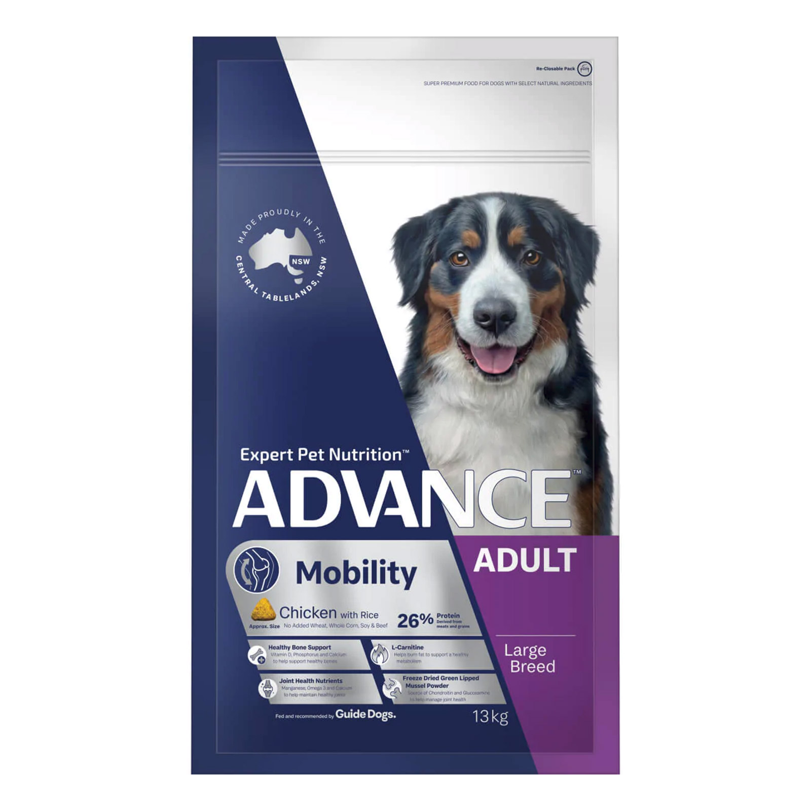 Advance Mobility Adult Large Breed Chicken with Rice Dog Dry Food