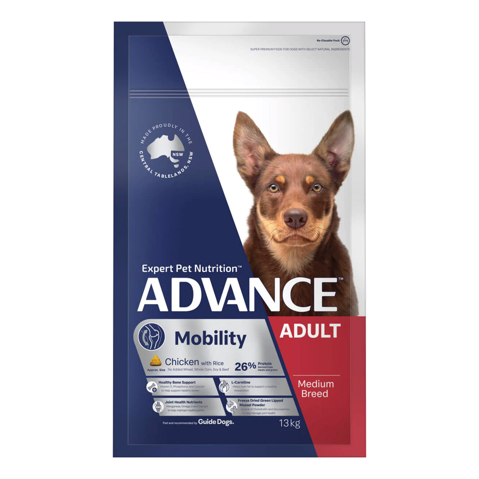Advance Mobility Adult Medium Breed Chicken with Rice Dog Dry Food