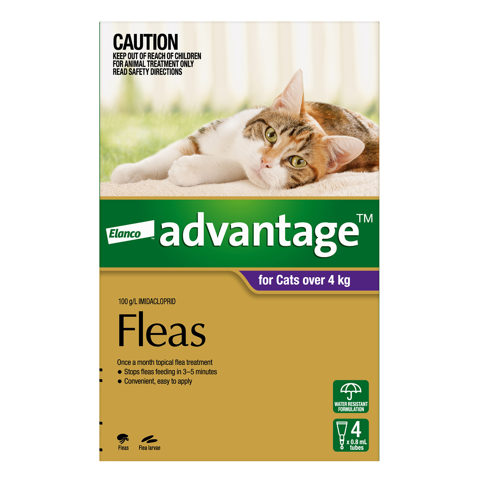 Advantage For Cats Over 4Kg (Purple)