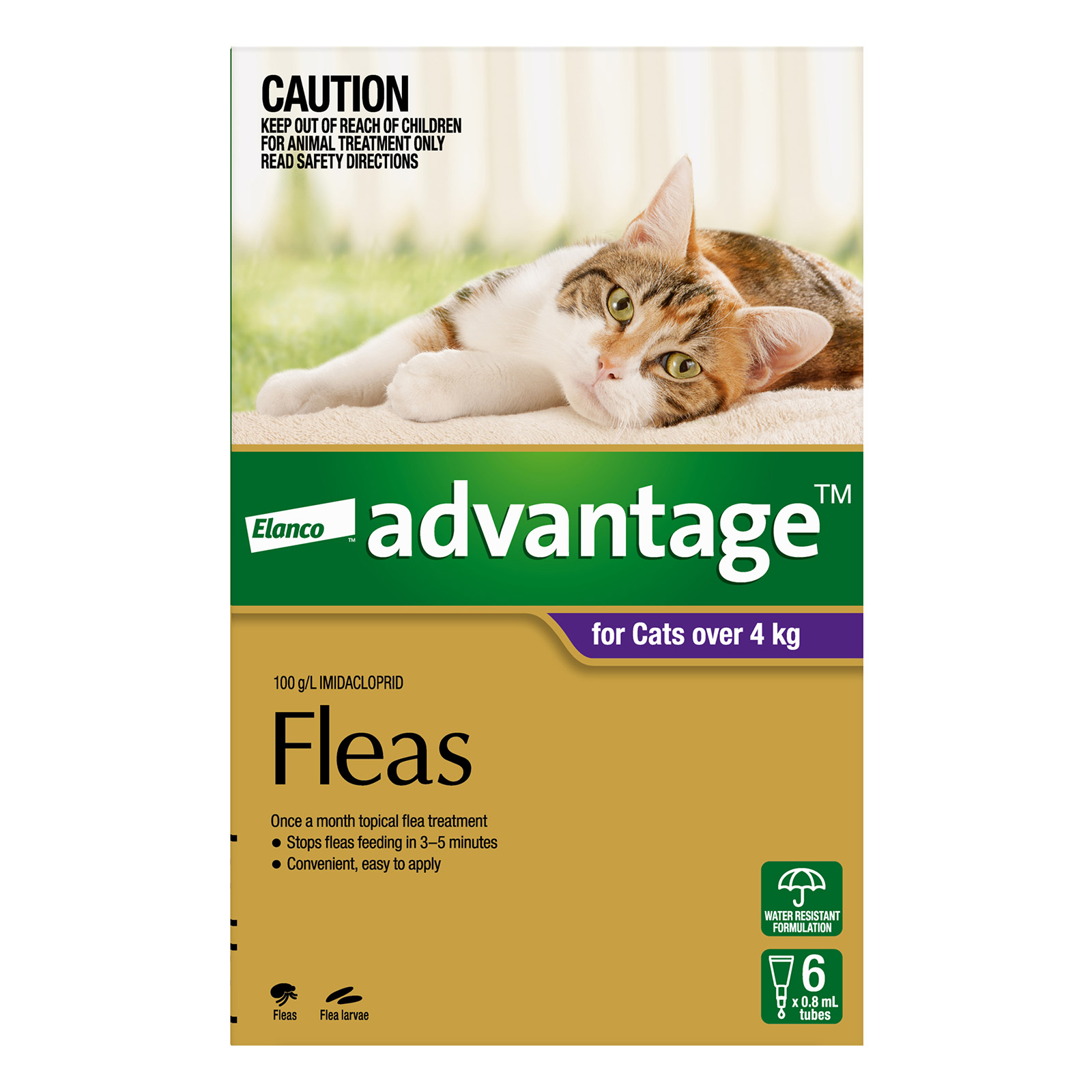 Advantage For Cats Over 4Kg (Purple)