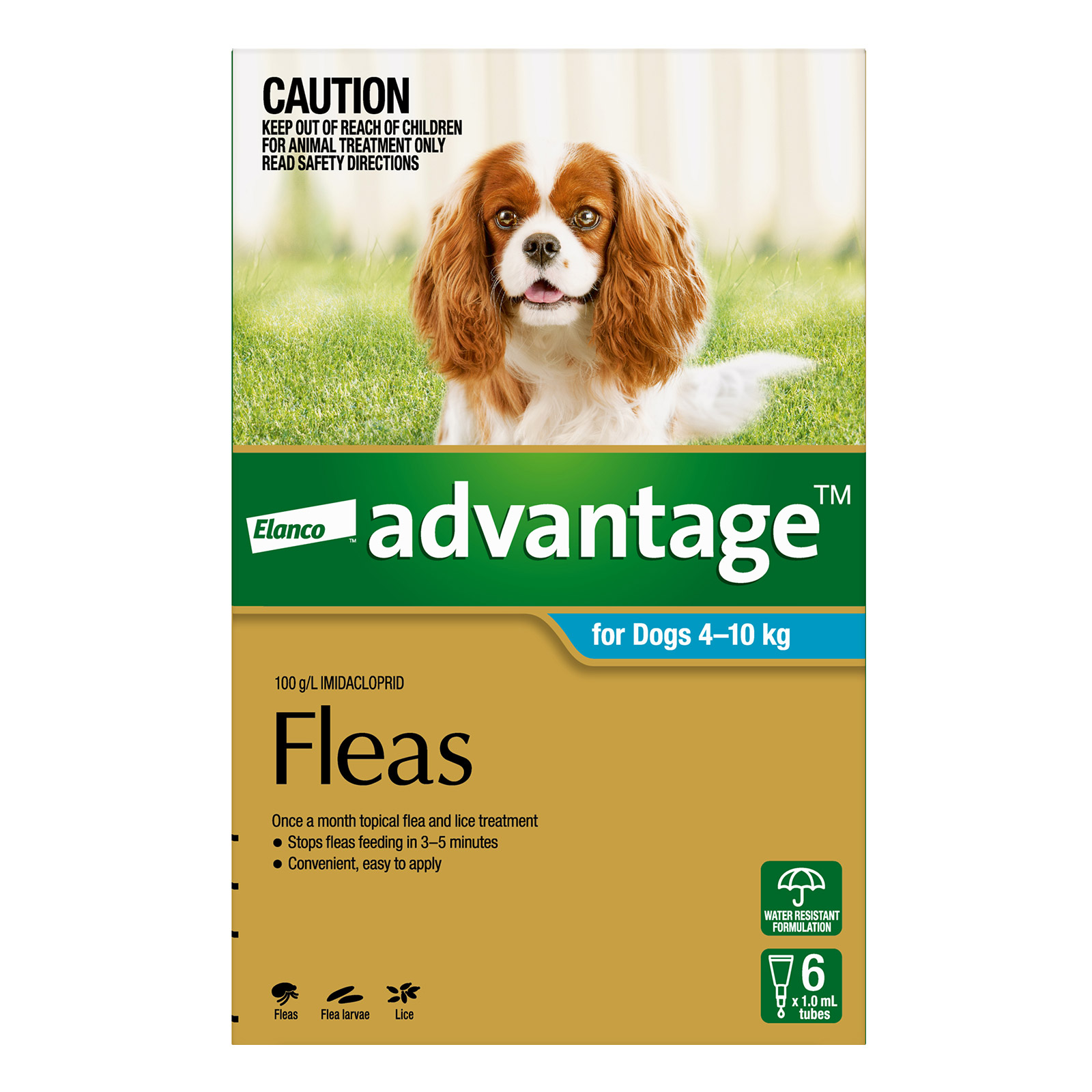 Advantage For Medium Dogs 4 To 10Kg (Aqua)