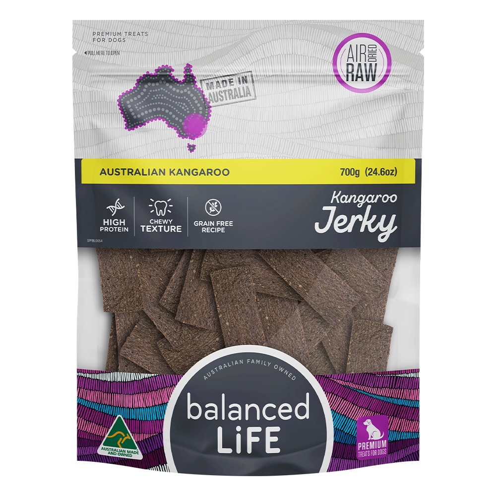 Balanced Life Kangaroo Jerky Premium Treats For Dogs  700 Gm