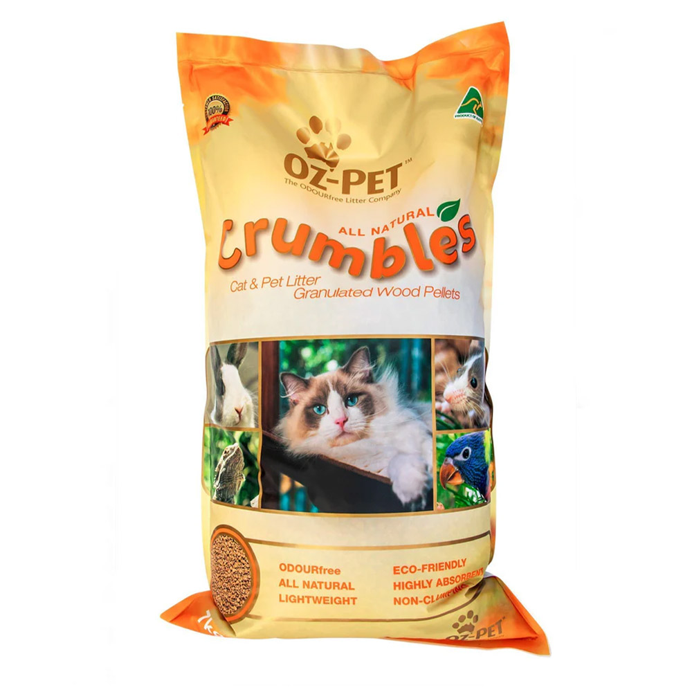 Oz-Pet All Natural Crumbles Cat & Pet Litter for Cat Supplies