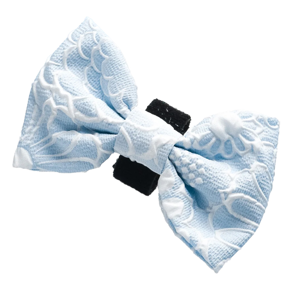 Cocopup London Bow Tie for dogs Baby Blue Flower