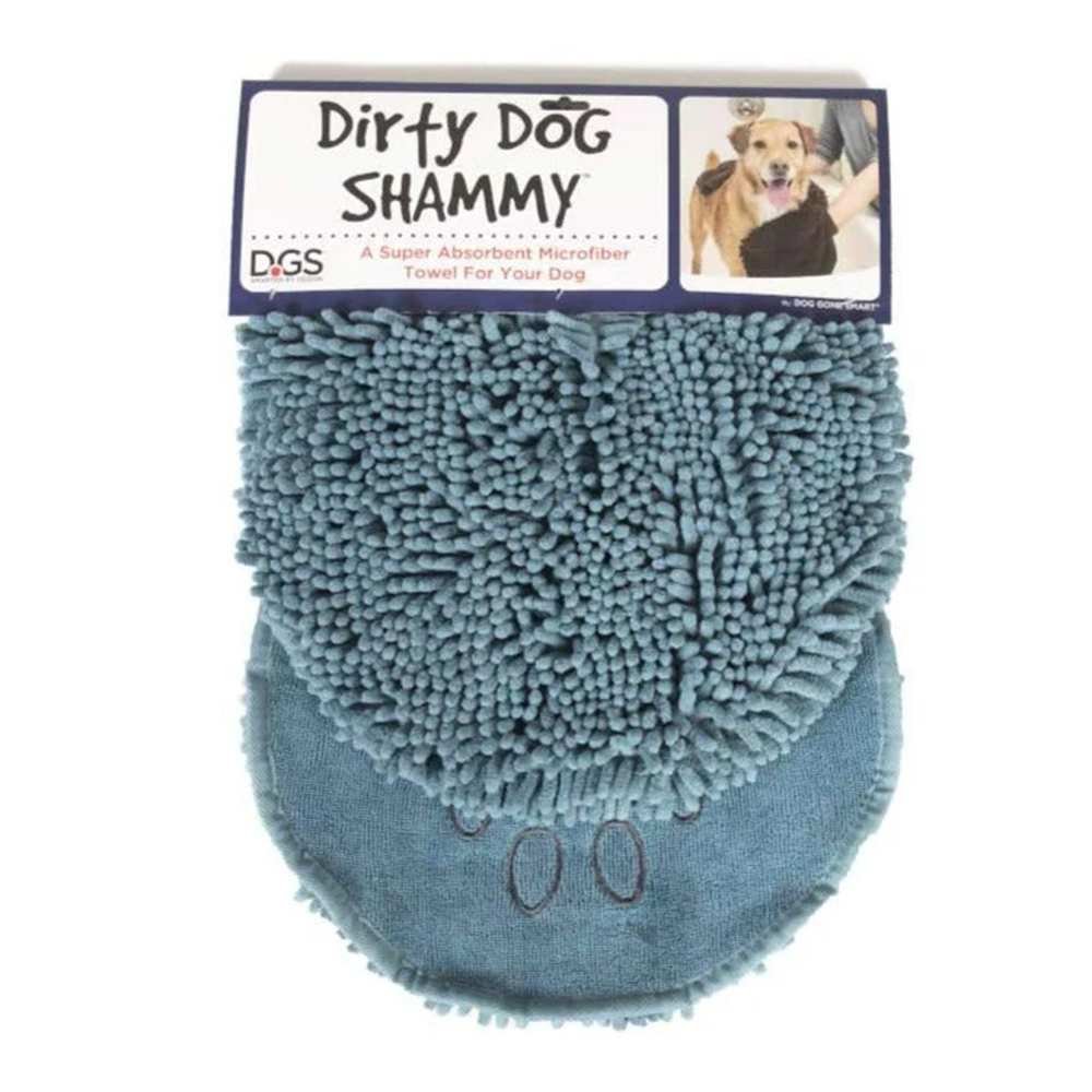 DGS Dirty Dog Shammy Towel Pacific Blue