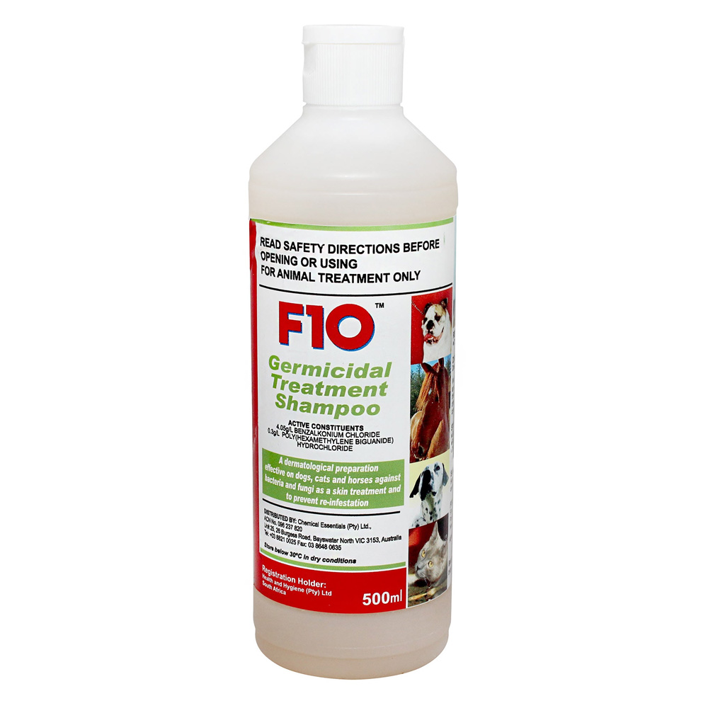 F10 Germicidal Treatment Shampoo for Dogs, Cats and Horses