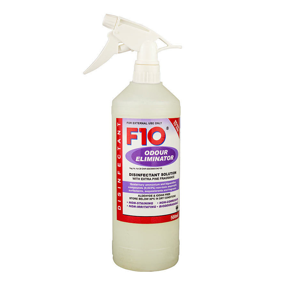 F10 Odour Eliminator Disinfectant Solution with extra pine Fragrance