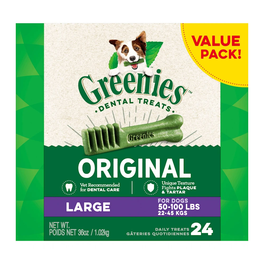 Greenies Original Dental Dog Treats Large 22 - 45kg