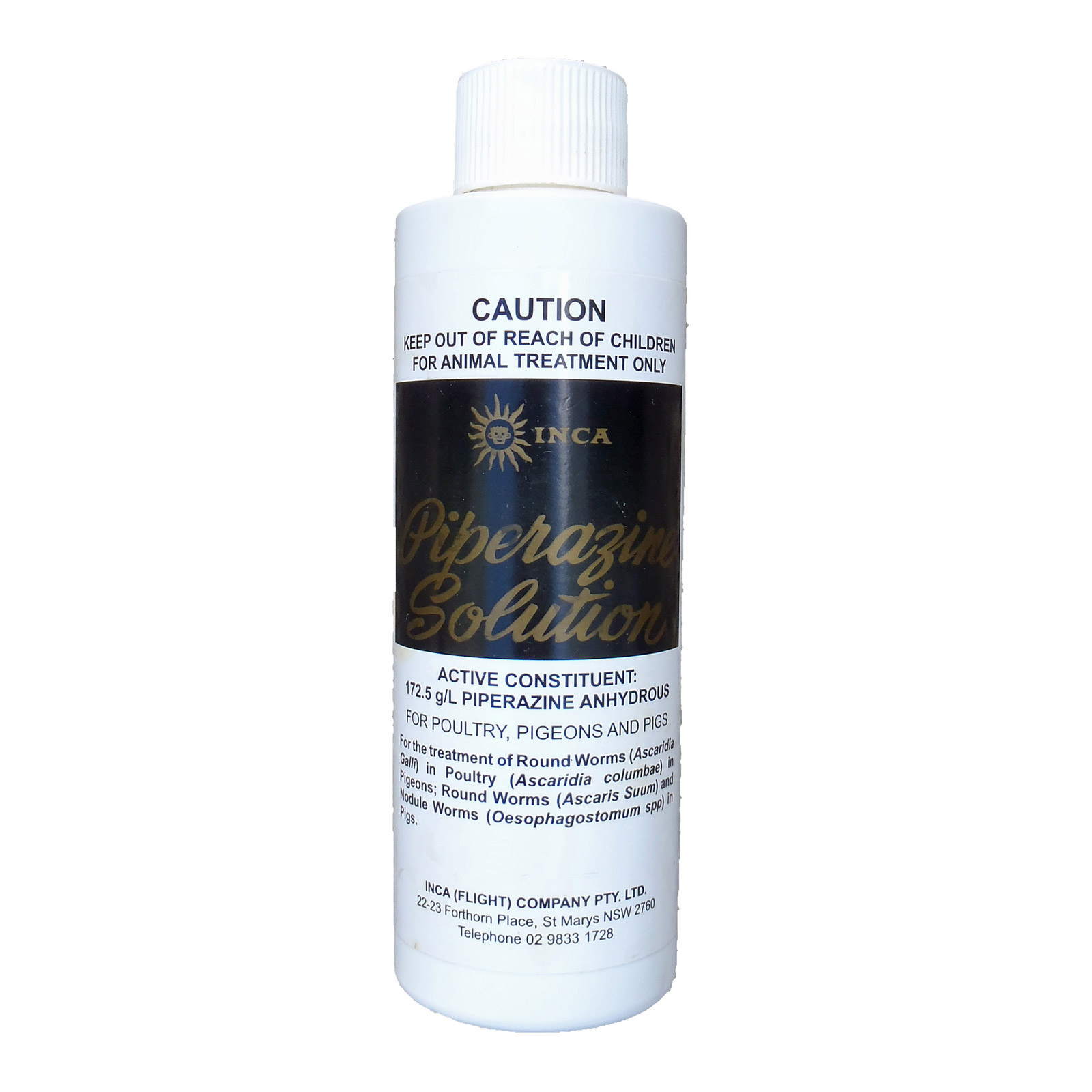 Inca Piperazine Solution for Pigeons, Poultry and Pigs for Bird Supplies