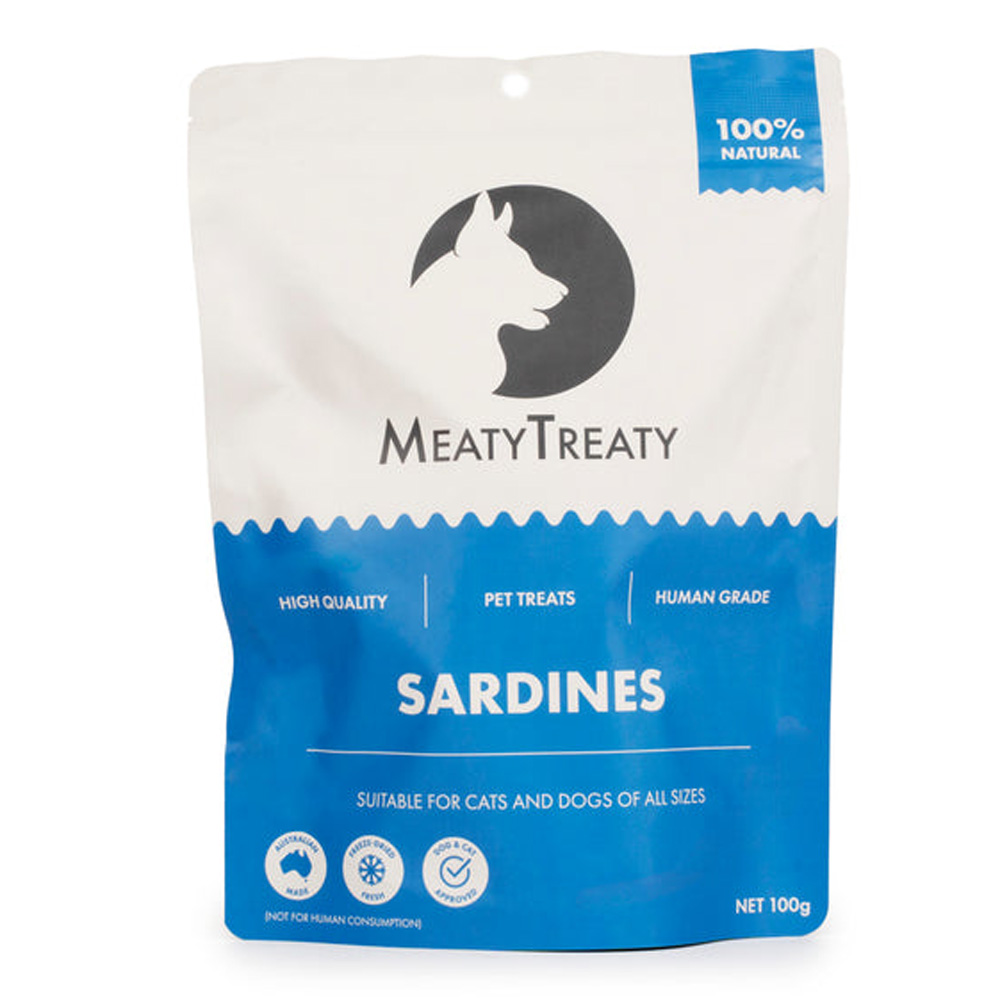 Meatytreaty Sardines For Cats And Dogs  100 Gm