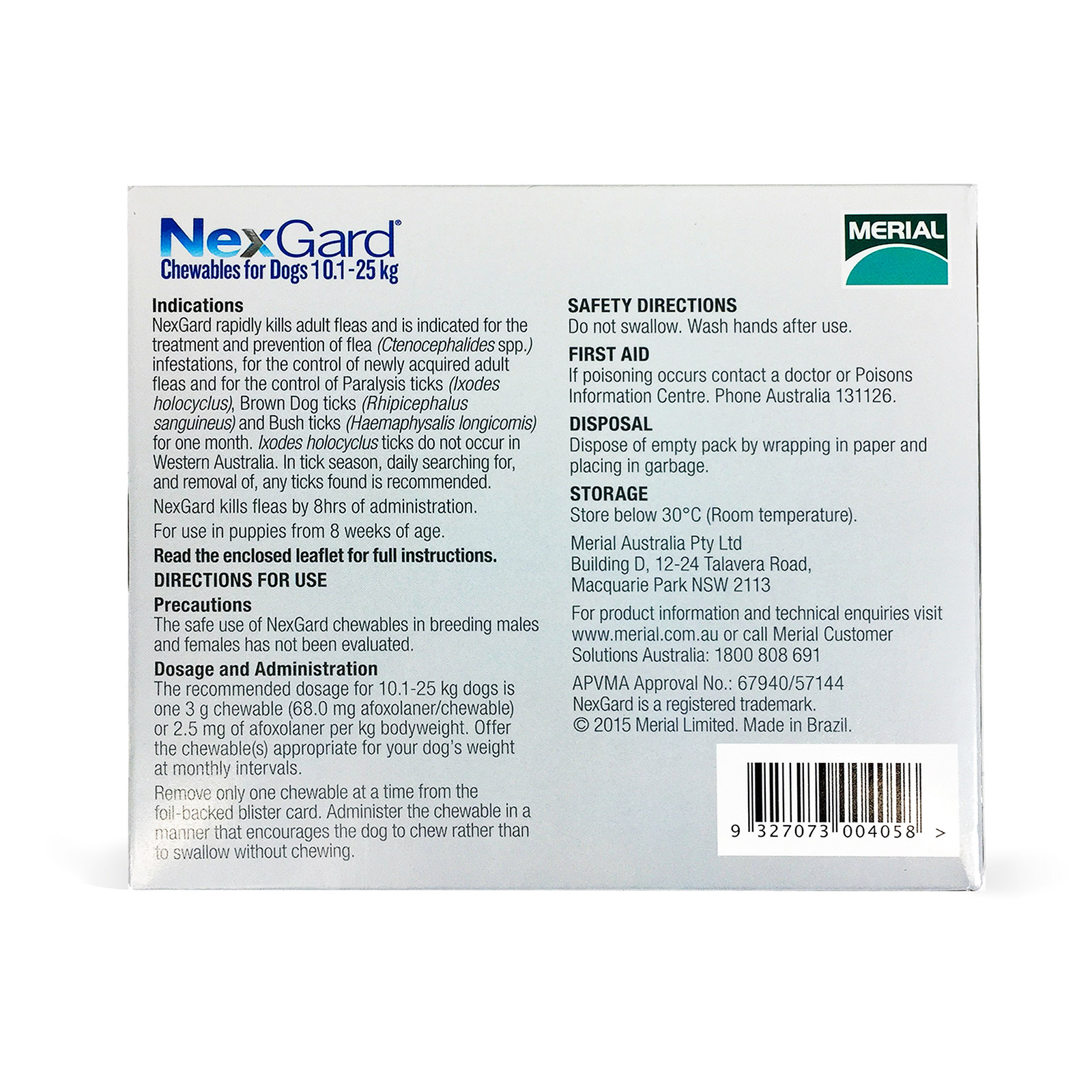Nexgard for Dogs Nexgard Flea and Tick Chew Nexguard Free Shipping