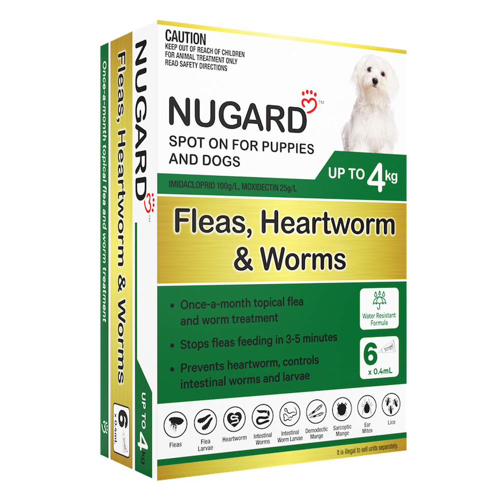 Nugard Spot on for Dogs Upto 4Kg (Green)