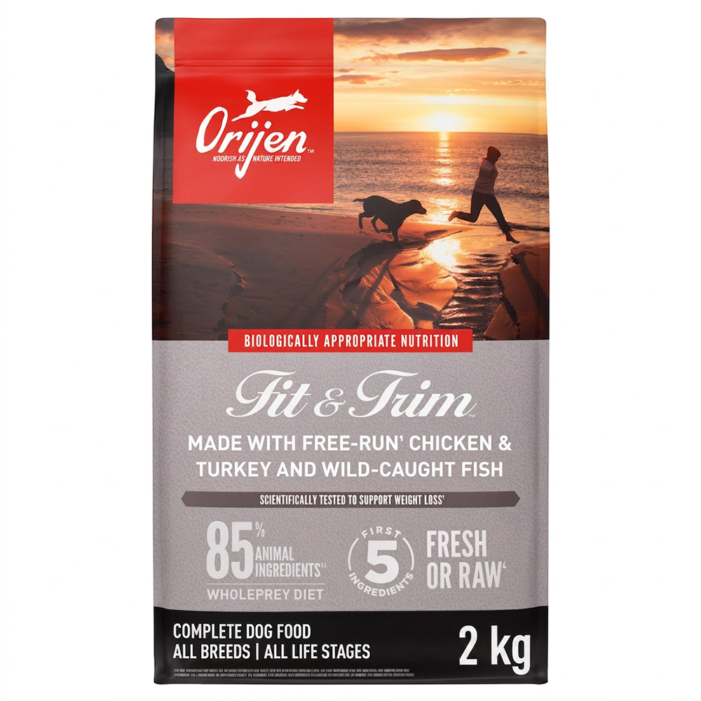 Orijen Fit & Trim All Breeds Chicken & Turkey and Wild-Caught Fish Complete Dry Dog Food